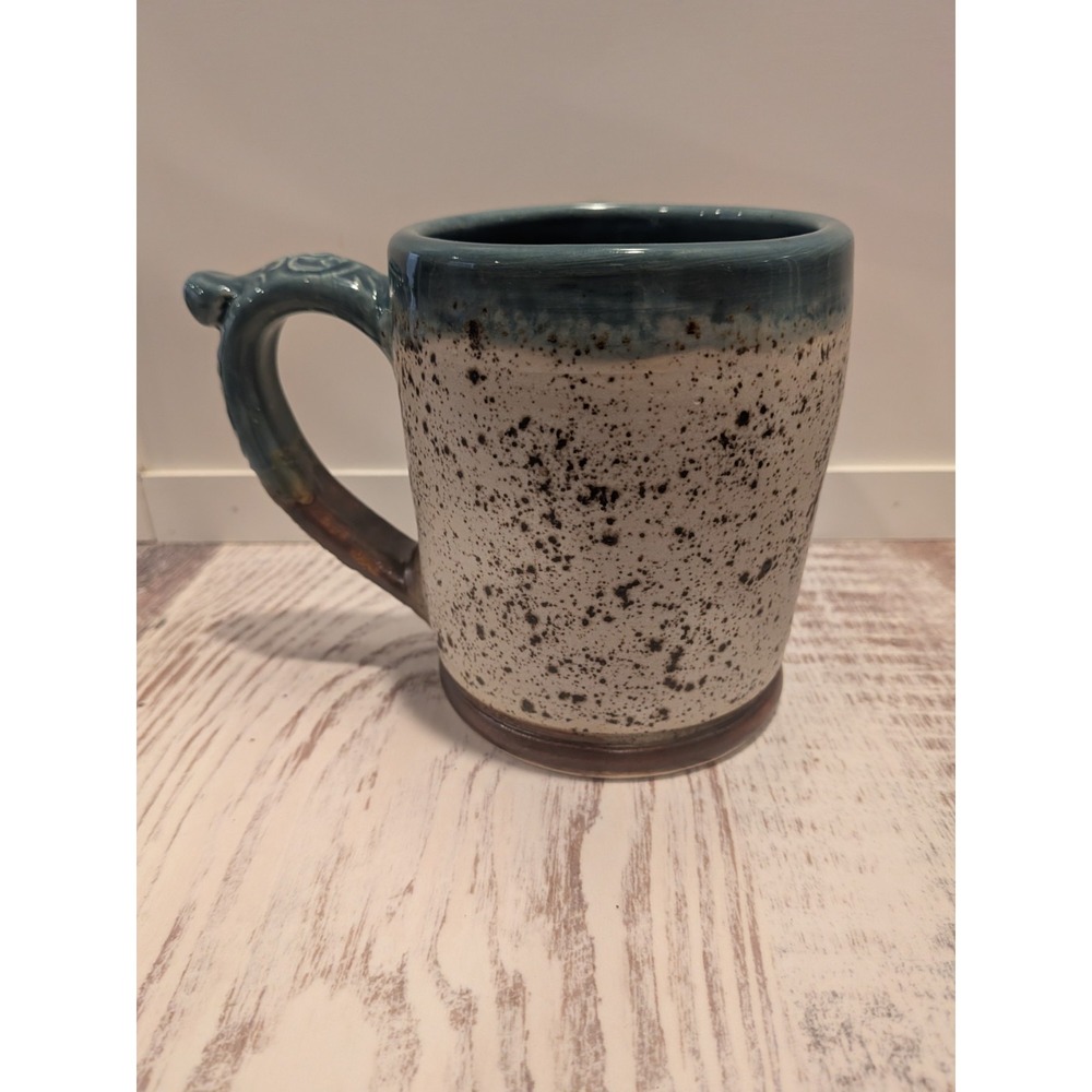 Wolf Creek Pottery Cardinal Coffee Mug 14 Oz Handcrafted Studio Art Pottery 2025 - Picture 2 of 9